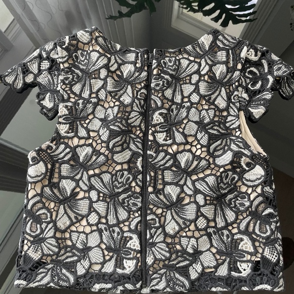 Alice and Olive Lace Embroidered Evening Blouse - Picture 2 of 3